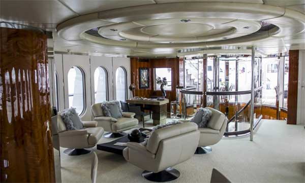 Sterling Yachts Matrix Rose Sky Deck Lounge
