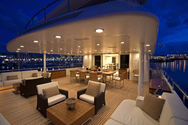 Yacht Aft Deck